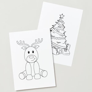 Weihnachtliches Malbuch