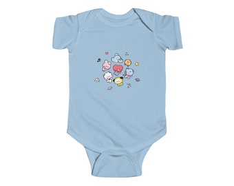 Body de punto fino para bebé BTS Baby Army