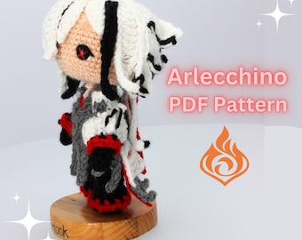 Arlecchino Amigurumi Plush Pattern