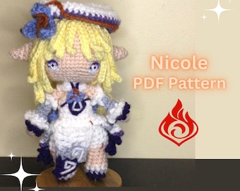 Nicole Amigurumi Plush Pattern