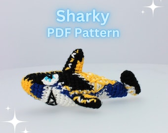Sharky Amigurumi Plush Pattern