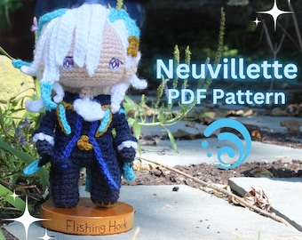 Neuvillette Amigurumi Plush Pattern