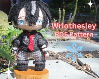 Wriothesley Amigurumi Plush Pattern