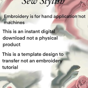 K&ouml;nnte beinhalten: Ein digitales Designbild mit dem Text "Sew Stylish". Das Bild besagt, dass die Stickerei f&uuml;r die Handanwendung und nicht f&uuml;r Maschinen bestimmt ist und ein digitaler Download und kein physisches Produkt ist. Es ist ein Vorlagendesign zum &Uuml;bertragen, kein Tutorial.