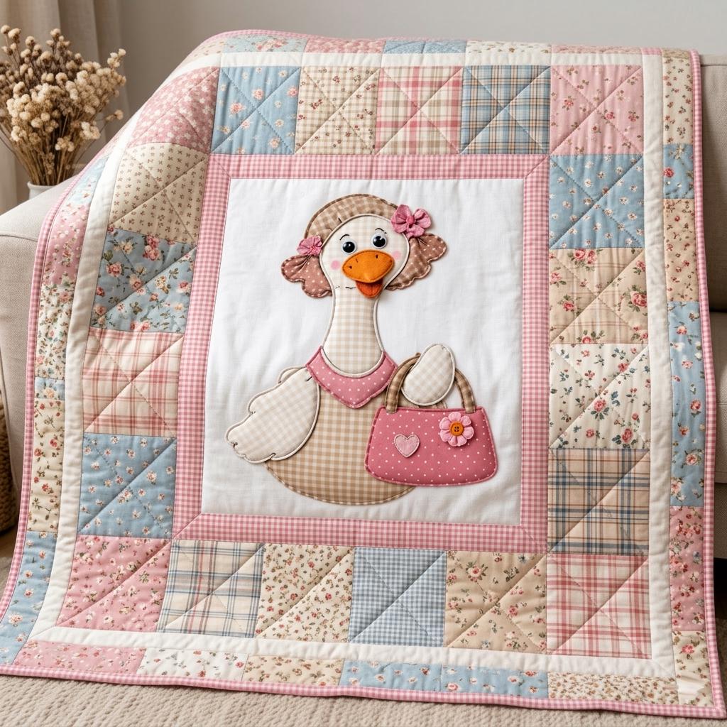 Silly Pattern Block Charming Cottagecore Silly Goose Appliqué Patch - PDF Sewing Pattern ...