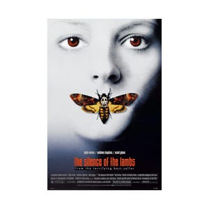 Silence of the Lambs Canvas Poster: Vintage Film Art Print