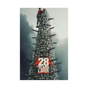 28 Years Later Movie Poster: Vintage Film Art Canvas Print