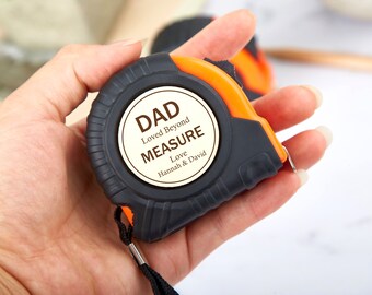 Personalized Engraved Tape Measures, Father's Day Gift, Personalized Gifts for Dad, Gift for Husband from Daughter, Custom Gift for Grandpa