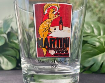 Verre a Martini vintage collector Vermouth Torino