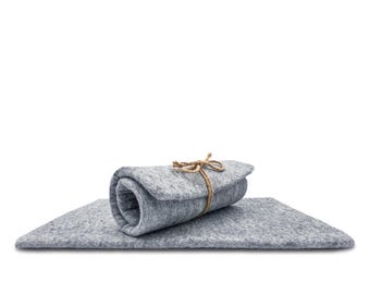 Cat Carrier Cushion – Wool Felt Self Warming Cat Bed, Handmade