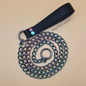 3ft Chain Leash with Snap Rings