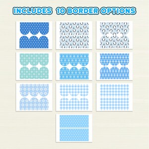 Print-ready winter bulletin PDF and JPG files with easy-cut outlines.