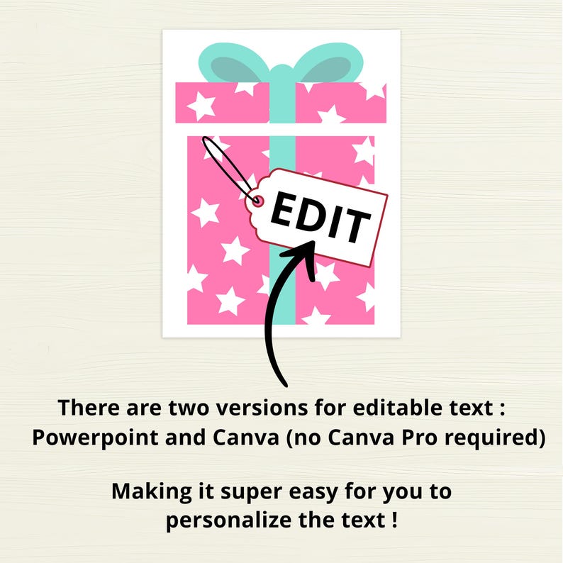 Canva and PowerPoint editable templates for winter classroom bulletin decor.