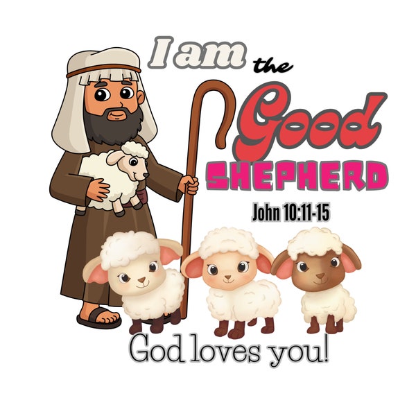 Jesus the Good Shepherd - Etsy