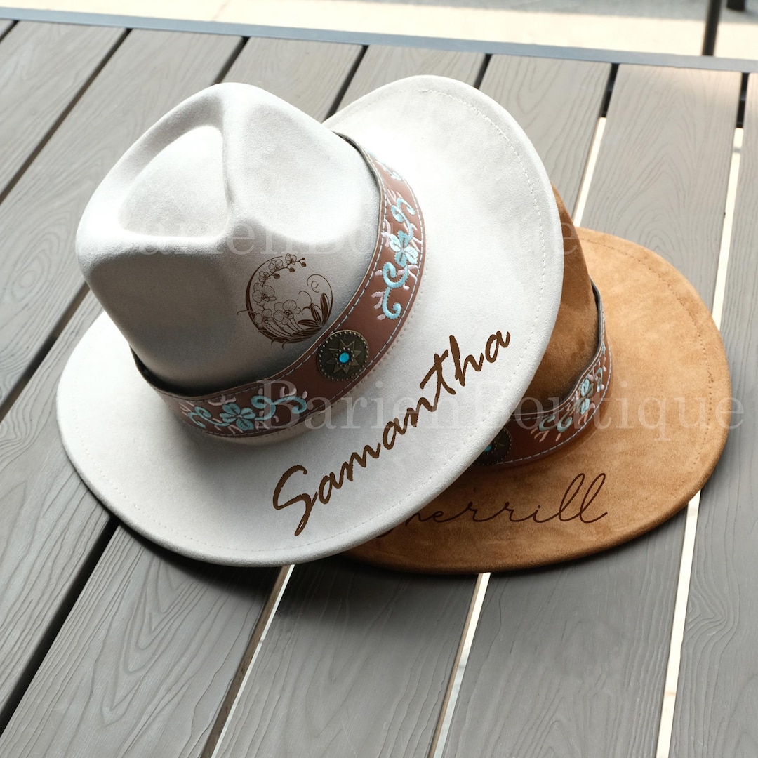 Floral Print Cowboy Hat