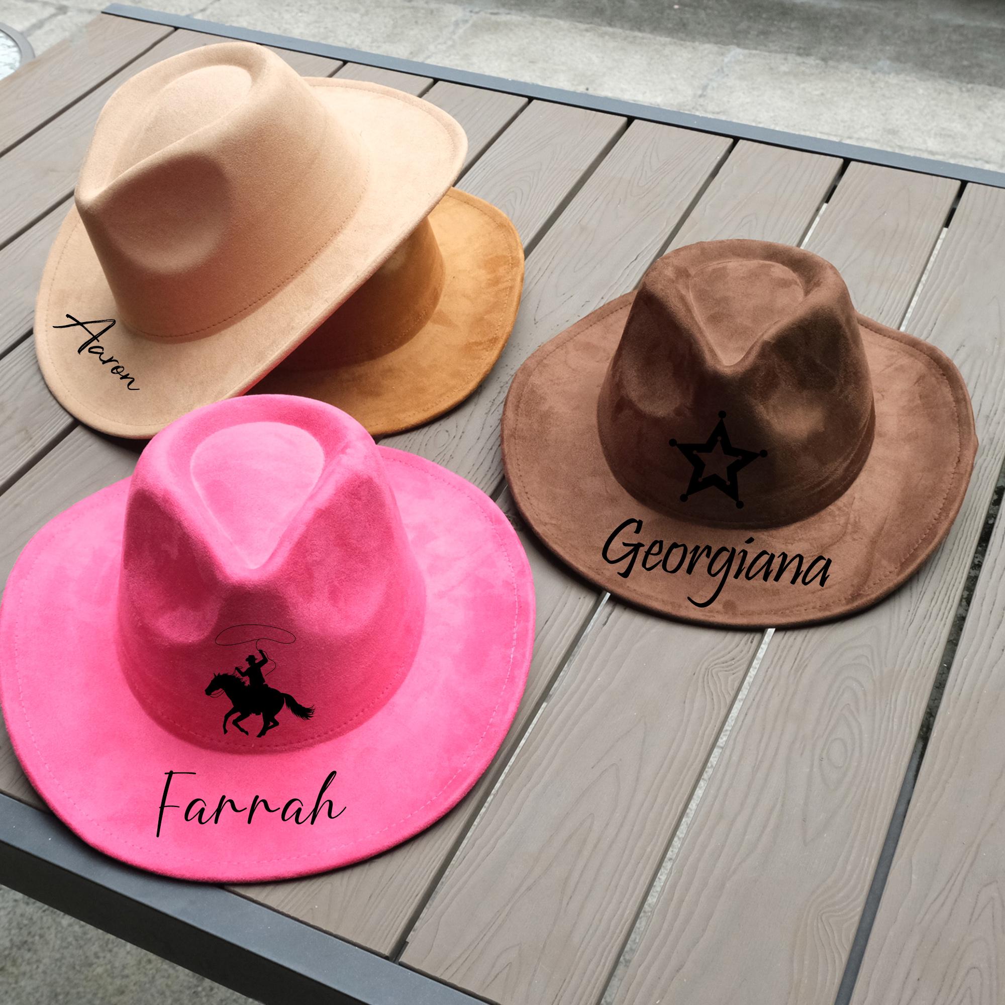 5417 Women\'s Suede Cowboy Hat For Men Classic Wide Brim Western Cattleman Vegan Suede Cattleman Cowboy Hat – Classic Western Style main image 3