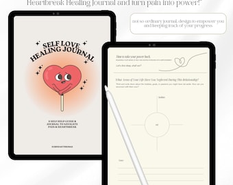 Digital Self-Love Healing Journal: Wellness & Heartbreak (GoodNotes Planner)