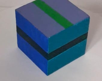 Color-Edge Study 06 - Minimalist Geometric Sculpture