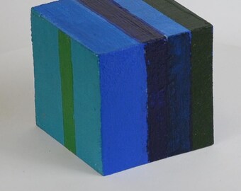 Color-Edge Study 10 - Minimalist Geometric Sculpture
