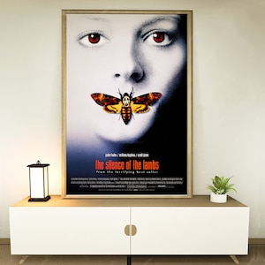 The Silence of the Lambs Movie Poster, Home decoration, Festival gifts, Office decoration, Poster customization