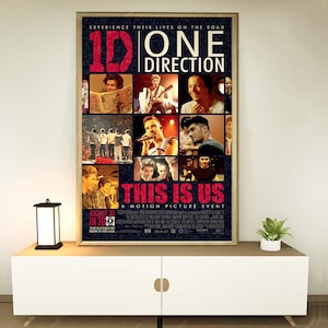 One Direction This Is Us (2013) Movie Poster, Home decoration, Festival gifts, Office decoration, Poster customization