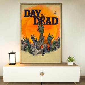 Day of the Dead (1985) Movie Poster, Home decoration, Festival gifts, Office decoration, Poster customization