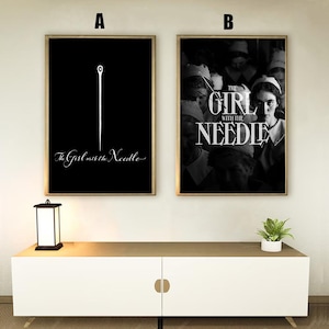 Pôster do filme The Girl with the Needle (2024), Decoração para casa, Presentes para festivais, Decoração para escritório, Personalização de pôster, Pôster para TV