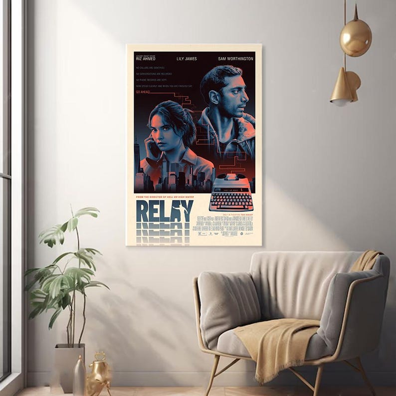 Relay (2025) Movie Poster, Home Decoration, Festival Gifts, Office ...