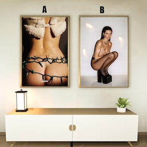 Poster Kendall Jenner, décoration d&#39;intérieur, cadeaux de festival, décoration de bureau, personnalisation d&#39;affiche, affiche de télévision