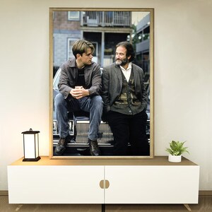 Pôster do filme Gênio Indomável (1997), Decoração para casa, Presentes para festivais, Decoração para escritório, Personalização de pôsteres