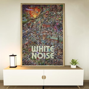 White Noise Movie Poster, Home decoration, Festival gifts, Office decoration, Poster customization