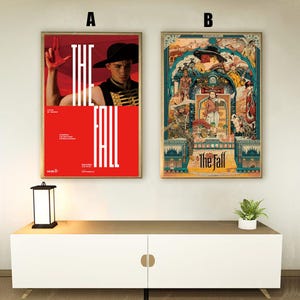 Pôster do filme The Fall, Decoração para casa, Presentes para festivais, Decoração para escritório, Personalização de pôsteres