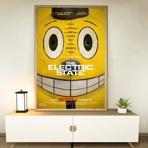 Póster de la película The Electric State (2025), decoración del hogar, regalos de festivales, decoración de oficinas, personalización de pósteres