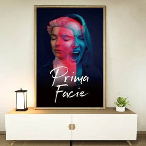 Cartaz de filme Prima Facie (2022), Decoração de casa, Presentes para festivais, Decoração de escritório, Personalização de pôster