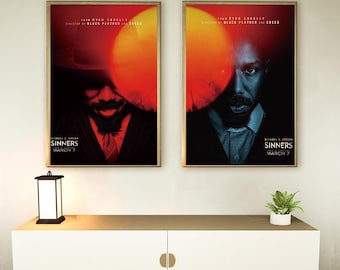 Sinners (2025) Movie Poster, Home decoration, Festival gifts, Office decoration, Poster customization