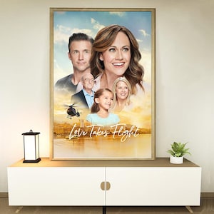 Love Takes Flight Movie Poster, Home decoration, Festival gifts, Office decoration, Poster customization