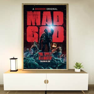 Mad God (2022) Cartaz do filme, Decoração para casa, Presentes para festivais, Decoração para escritório, Personalização de pôsteres