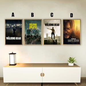 Pôster de The Walking Dead, Decoração para casa, Presentes para festivais, Decoração para escritório, Personalização de pôster
