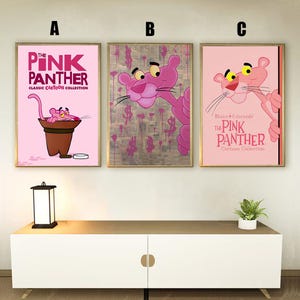 La panthère rose et ses amis, affiche de film, décoration d'intérieur, cadeaux de festival, décoration de bureau, personnalisation d'affiche, affiche de télévision