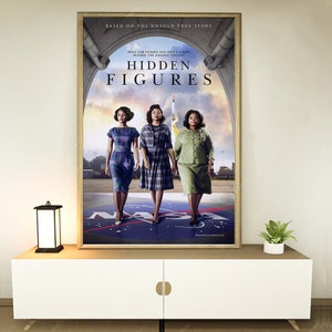 Hidden Figures (2016) Movie Poster, Home decoration, Festival gifts, Office decoration, Poster customization