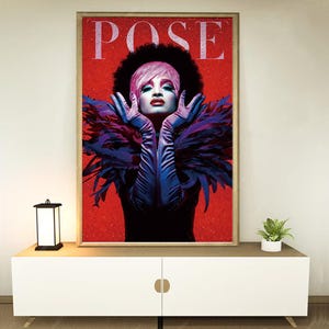 Pôster do filme POSE (2018), Decoração de casa, Presentes para festivais, Decoração de escritório, Personalização de pôsteres