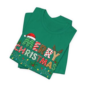 Christmas Reindeer Sweatshirt | Santa Hat Holiday Pullover