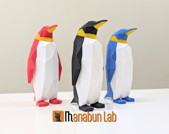 Low Poly Penguin Puzzle Toy Art Magnet 3DPrint STL Cute