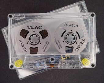 Bobines audio pour cassettes TEAC silver. Nouvelle cassette en bobine à bobine