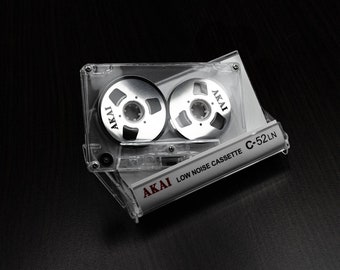 Cassette à bobines, bande vierge enregistrable AKAI. 50 min