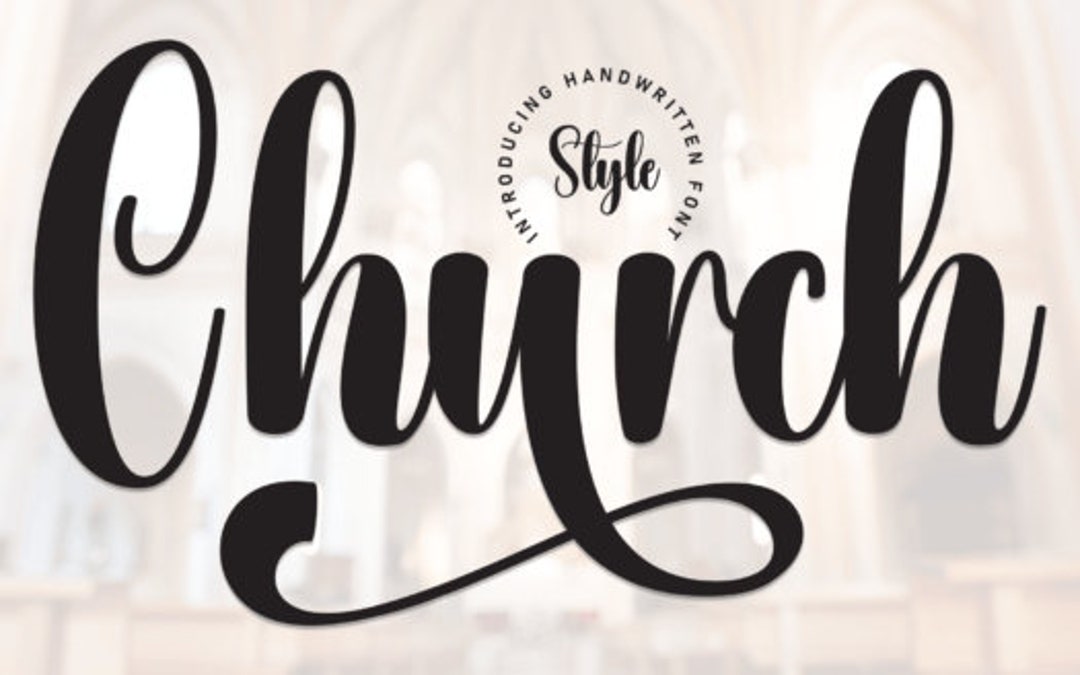Church Font, School Font, Modern Font, Canva Font, Handwritten Font