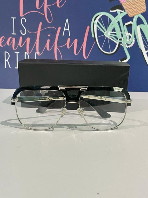Vintage Cazal Eyeglasses Half Frame, Mod 986 Blac… - image 8