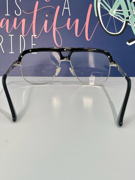 Vintage Cazal Eyeglasses Half Frame, Mod 986 Blac… - image 9