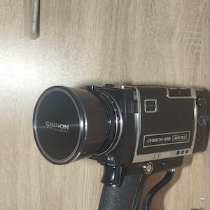 Chinon 410 Macro Super 8 Cine Film Camera & Case. Tested
