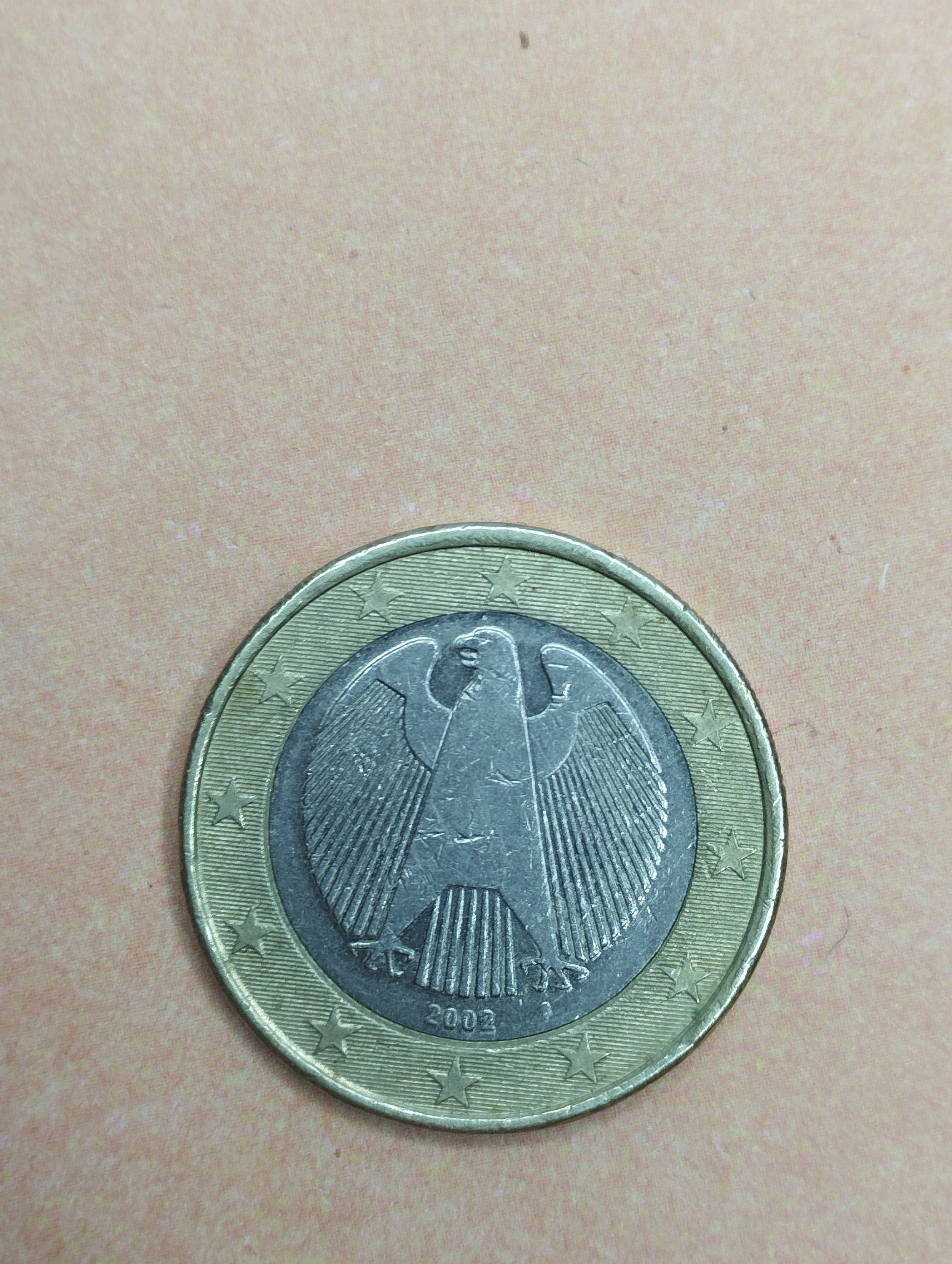 ドイツ 1ユーロ硬貨 2002年 1ユーロ硬貨 レオナルド・ダ・ヴィンチ 2002年 - メルカリ